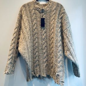 R13 NWOT 2020 Ecru Sweater